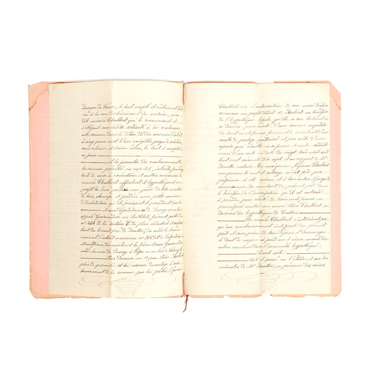 French Student Papers, late 1800s