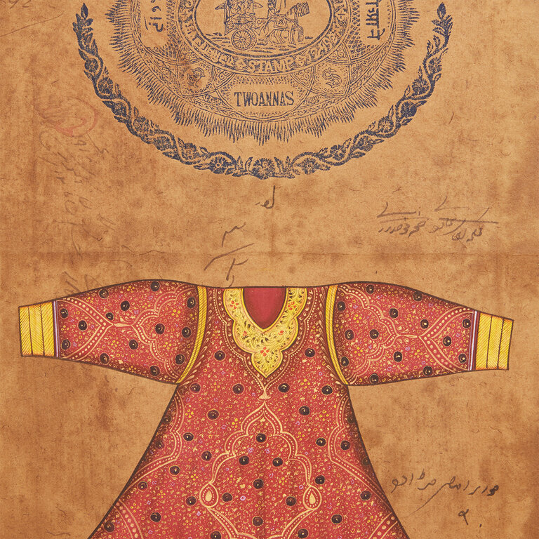 Jaipur Garment Painting, Red Sherwani
