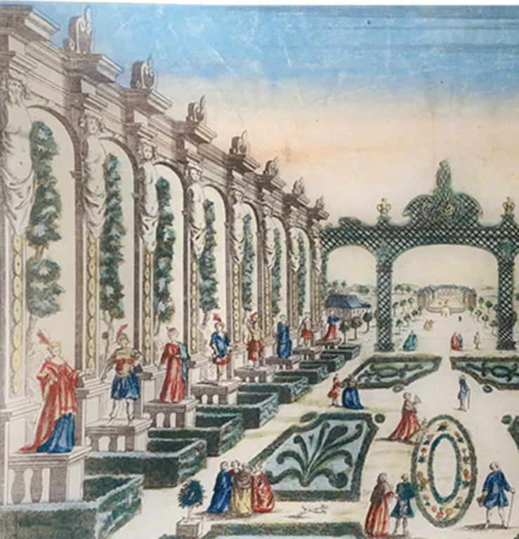 John Derian Vues d'Optique.  Palace of L'Axarienne Tray