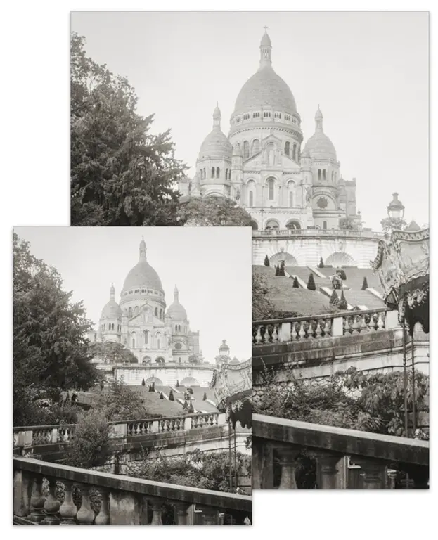 Jamie Beck Paris Collection Sacre Coeur, Small Poster by Jamie Beck