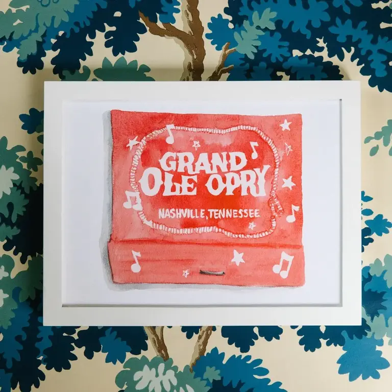 Grand Ole Opry Matchbook Print