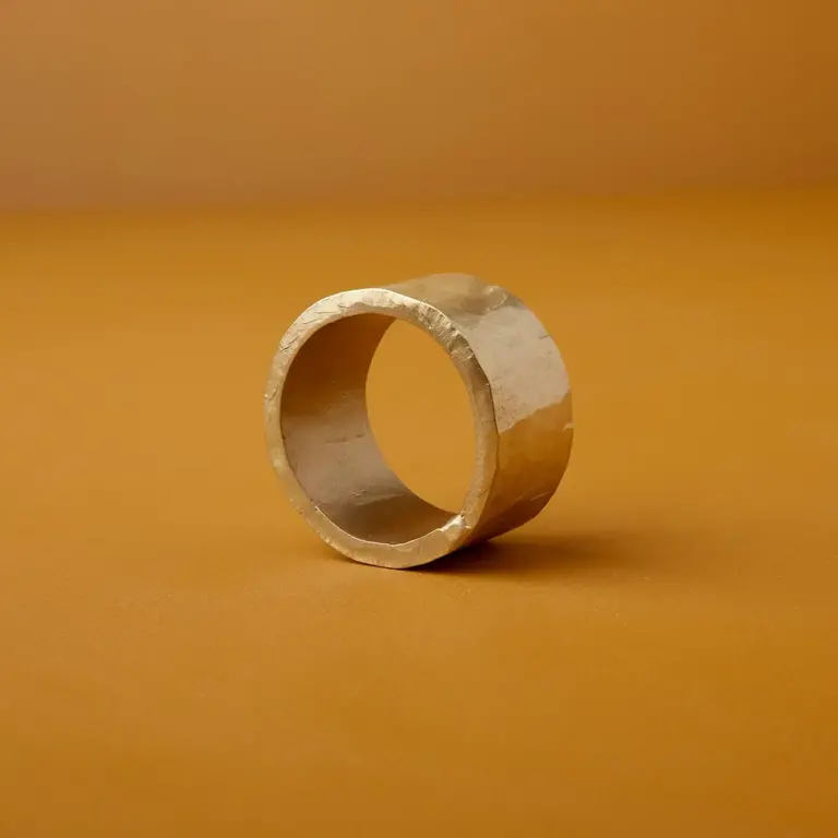 Azure, Gold Napkin Ring