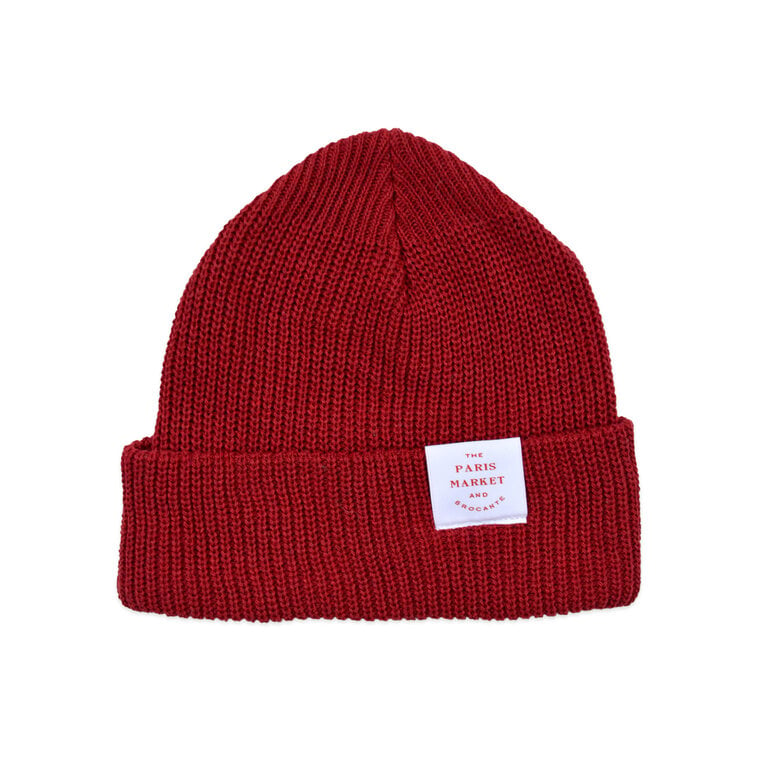 Red Paris Market Cotton Knit Hat