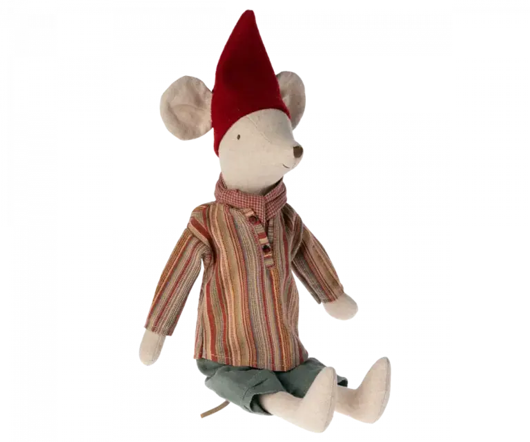 Maileg Christmas Mouse, Medium Boy