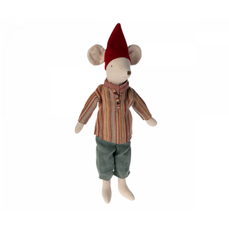 Maileg Christmas Mouse, Medium Boy