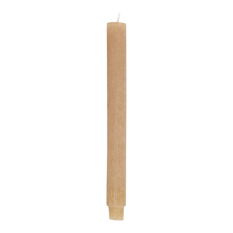 Unscented Pleated Taper Candle