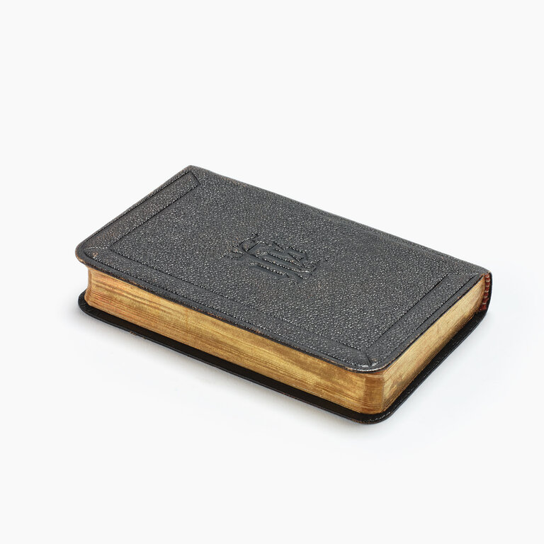 Antique French Imitation of Christ Prayer Book, With Monogram