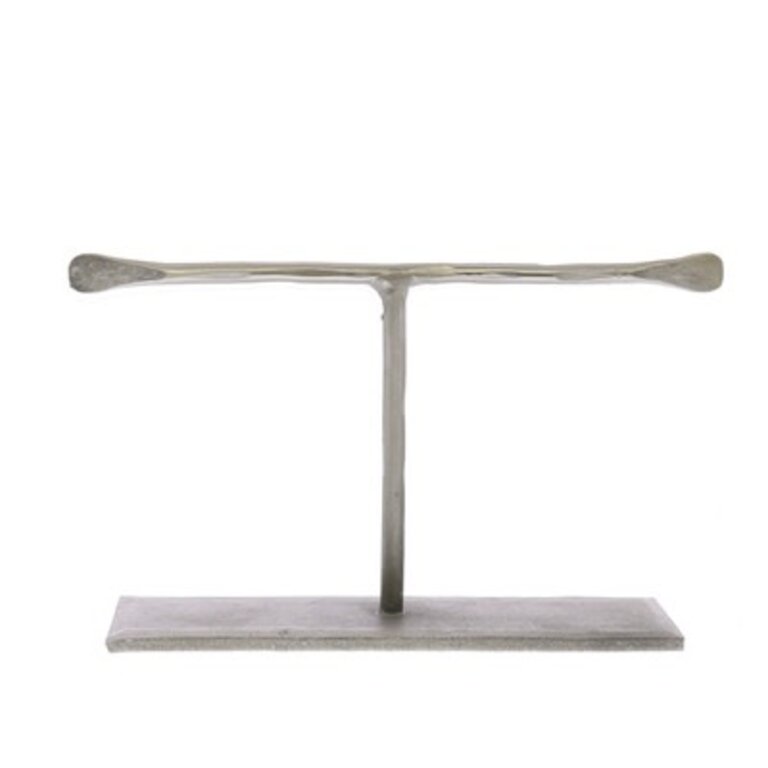Maddox Forged Iron Jewelry Stand Short Silver