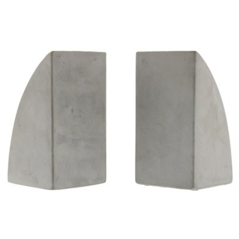 Geometric Cement Bookend-Cubeoctahedron, set of 2