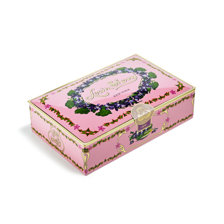 Louis Sherry Truffle Tin 12-Piece, Orchid