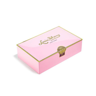Louis Sherry Truffle Tin 12-Piece, Camellia Pink