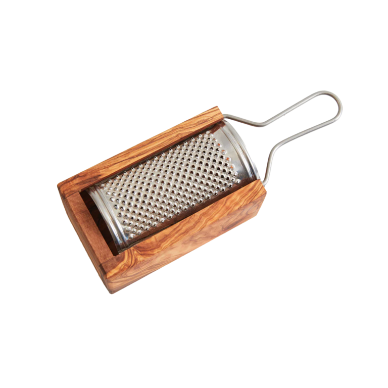Italian Olivewood Box Cheese Grater