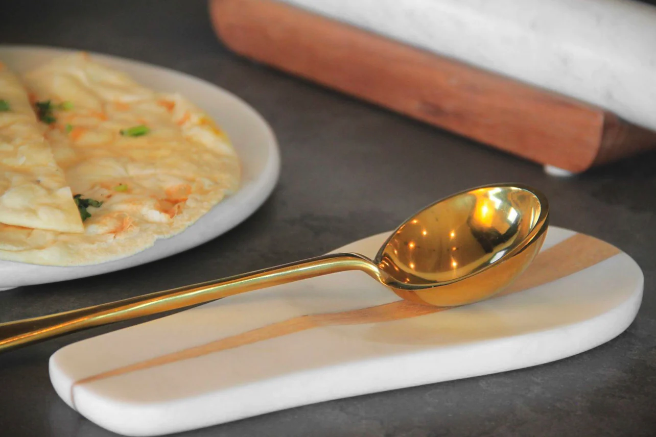 Gold Pasta Serving Spoon