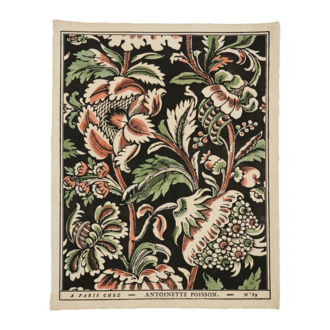 Antoinette Poisson Larges Pavots Ochre Domino Paper