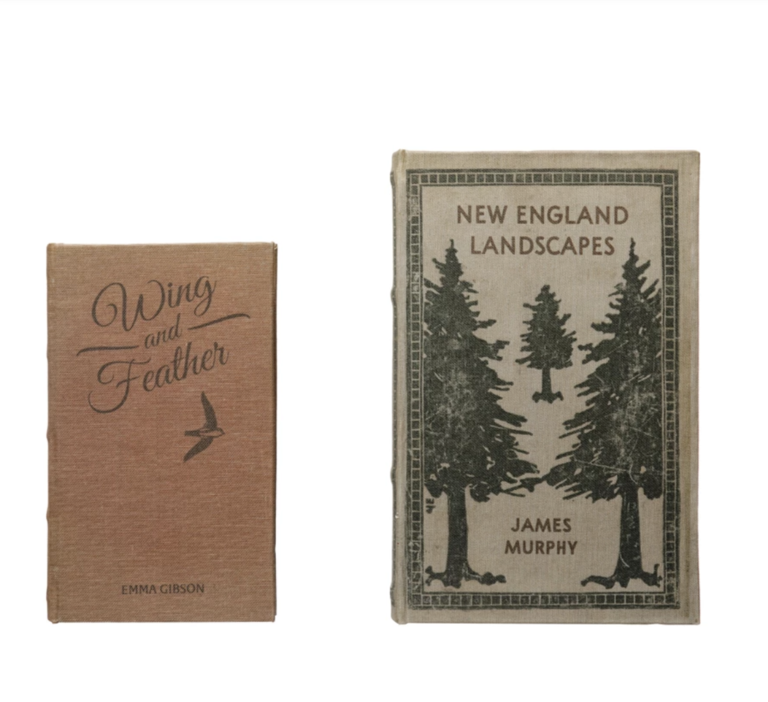 "New England Landscapes" Canvas Book Box