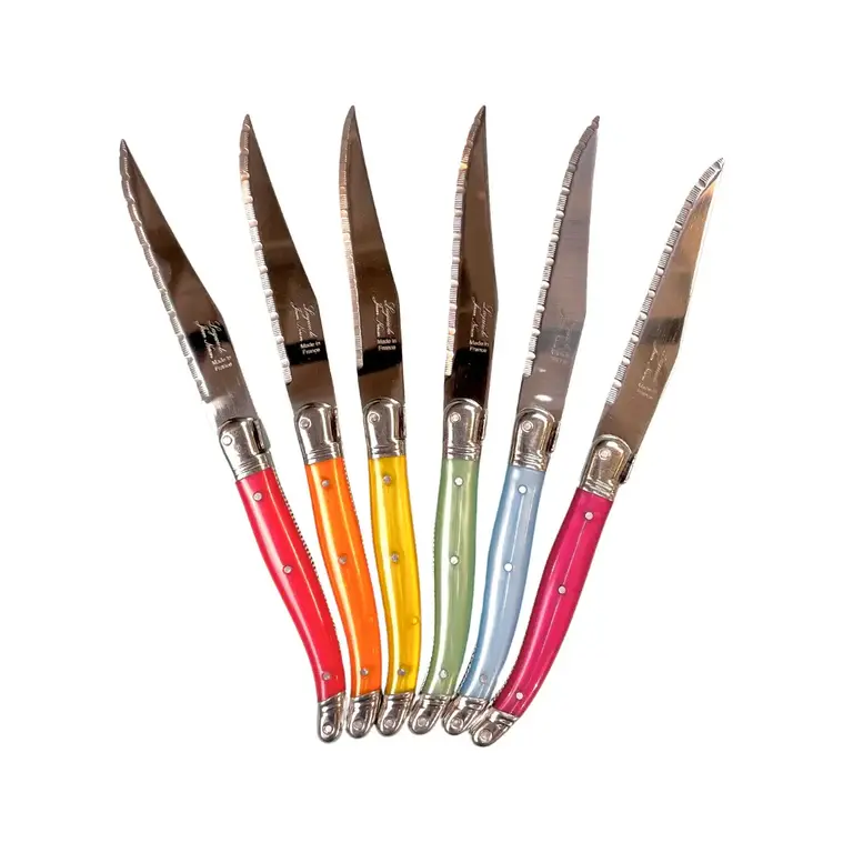 Laguiole Acrylic Rainbow Knive