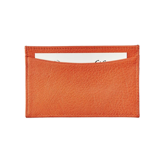 Slim Design Orange Card Case