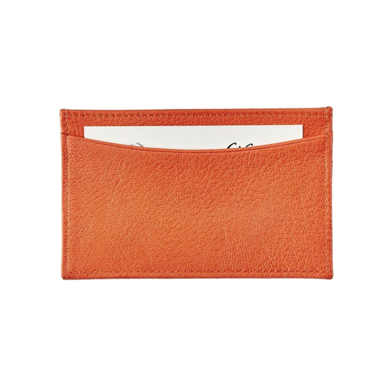 Slim Design Orange Card Case