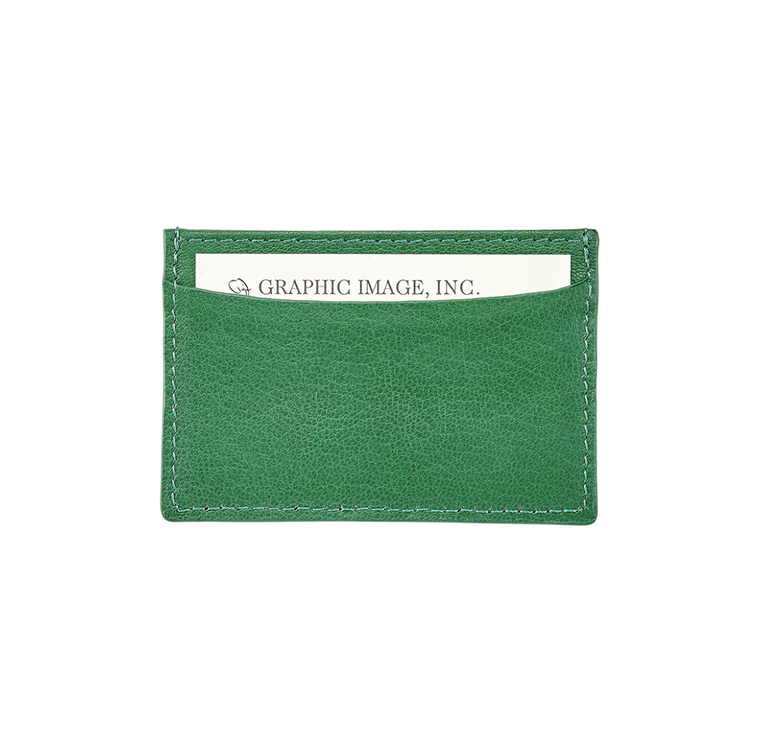 Slim Design Green Card Case