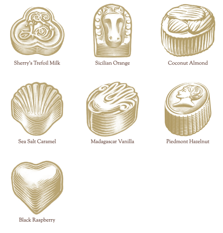 Louis Sherry Truffle Tin 12-Piece, Nutcracker