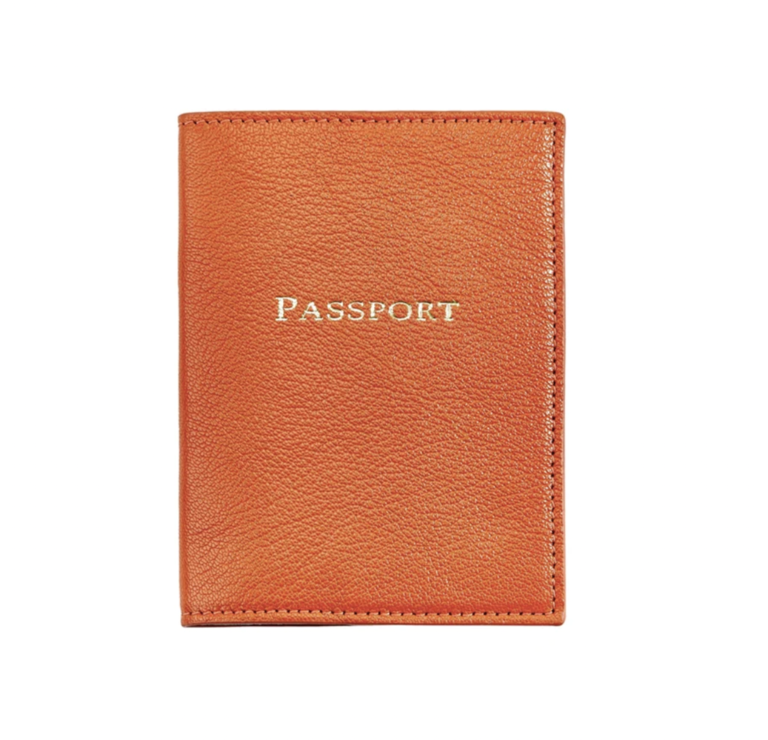 Orange Passport Cover