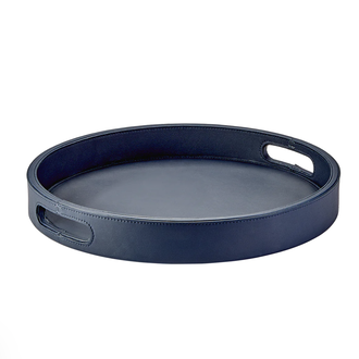 Round Leather Tray Round Leather Tray