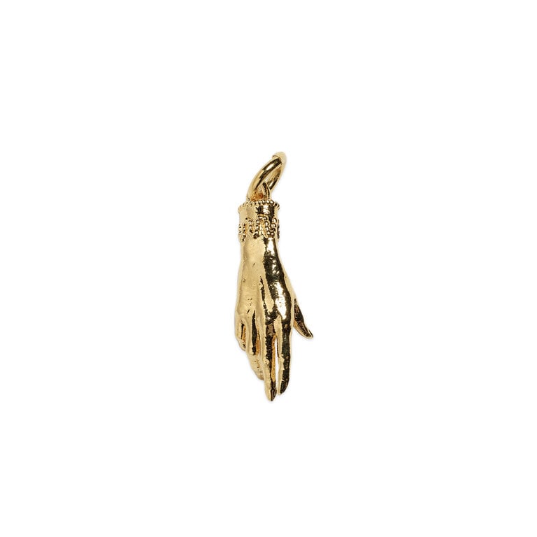 Fallen Aristocrat Artist Hand Charm, 14K Gold