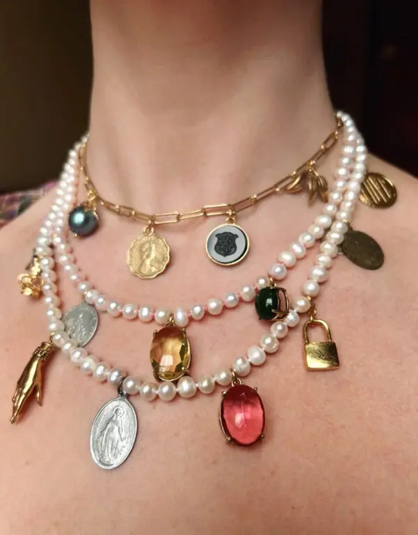 Fallen Aristocrat Freshwater Pearl Necklace, Pink