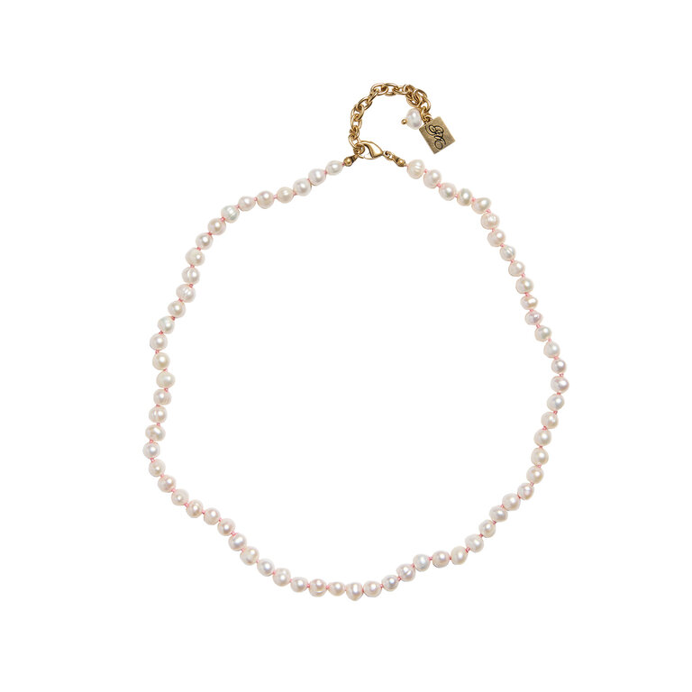 Fallen Aristocrat Freshwater Pearl Necklace, Pink