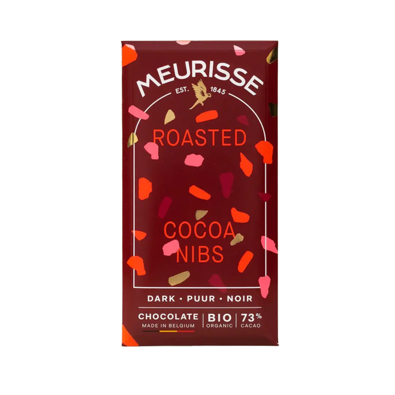 Meurisse Cacao Nibs 73% Dark Chocolate Bar