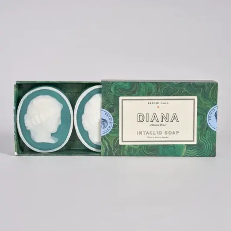 Diana Aqua Minerals & Sea Kelp Set of 2 Intaglio Soap