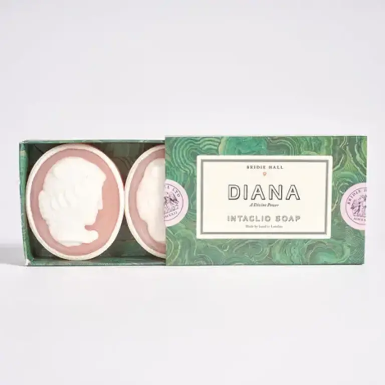 Diana Cardamom & Mimosa Set of 2 Intaglio Soap