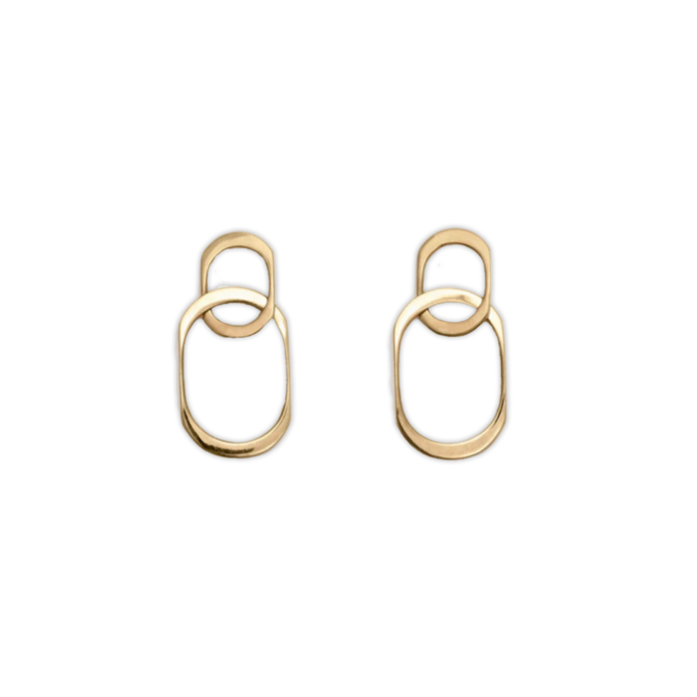 Selina King Earring- Luz Small 14k Gold Plate