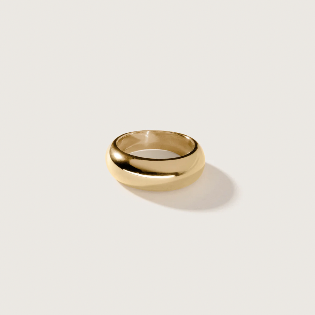 Morgan 14k Gold Vermeil Size 8 Ring - The Paris Market