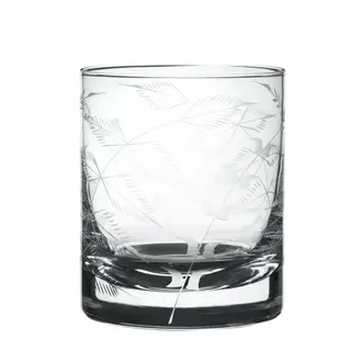 Fern Design Whiskey Glass Fern Design Whiskey Glass