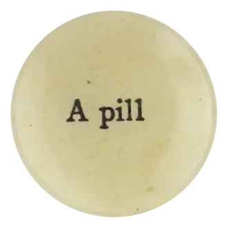 John Derian A Pill 4" Round