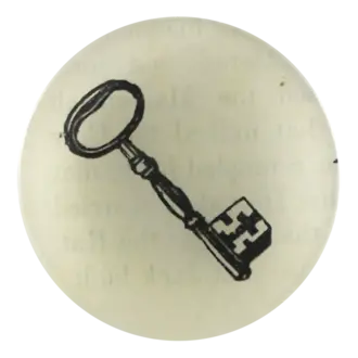 John Derian Key Round Tray