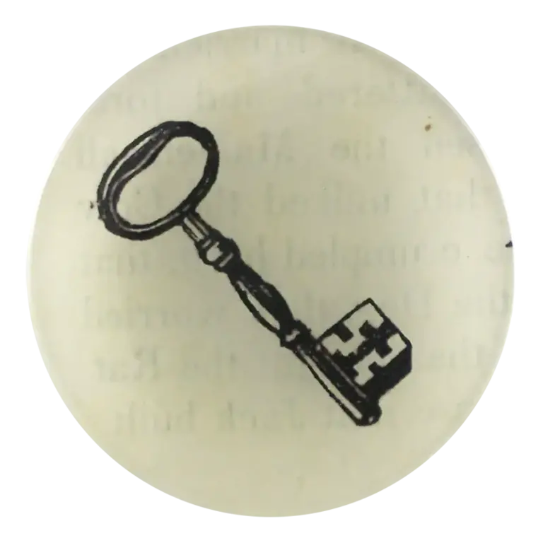 John Derian Key 4” Round