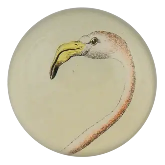 John Derian Flamingo Dome Paperweight