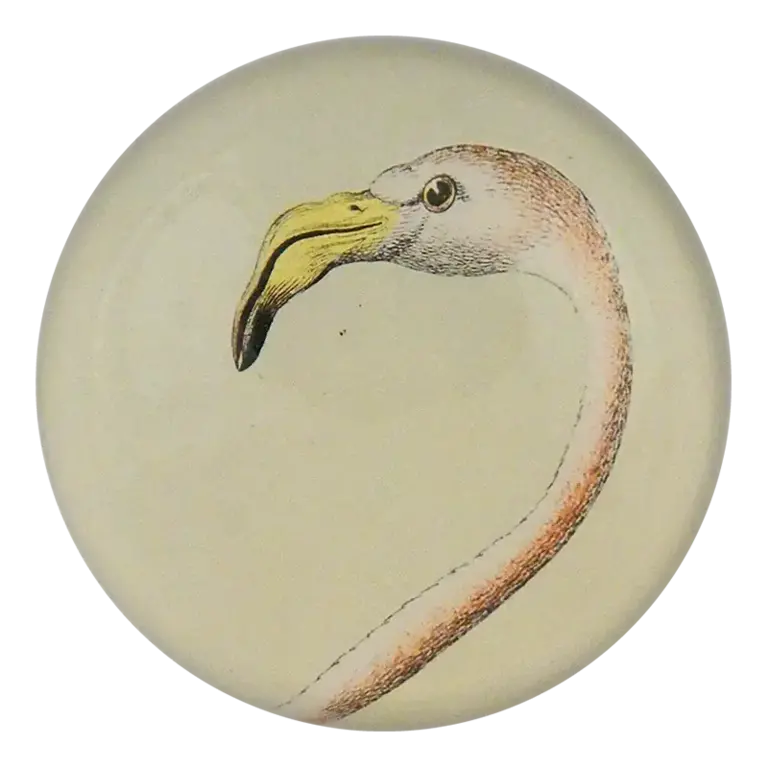 Flamingo Dome Paperweight