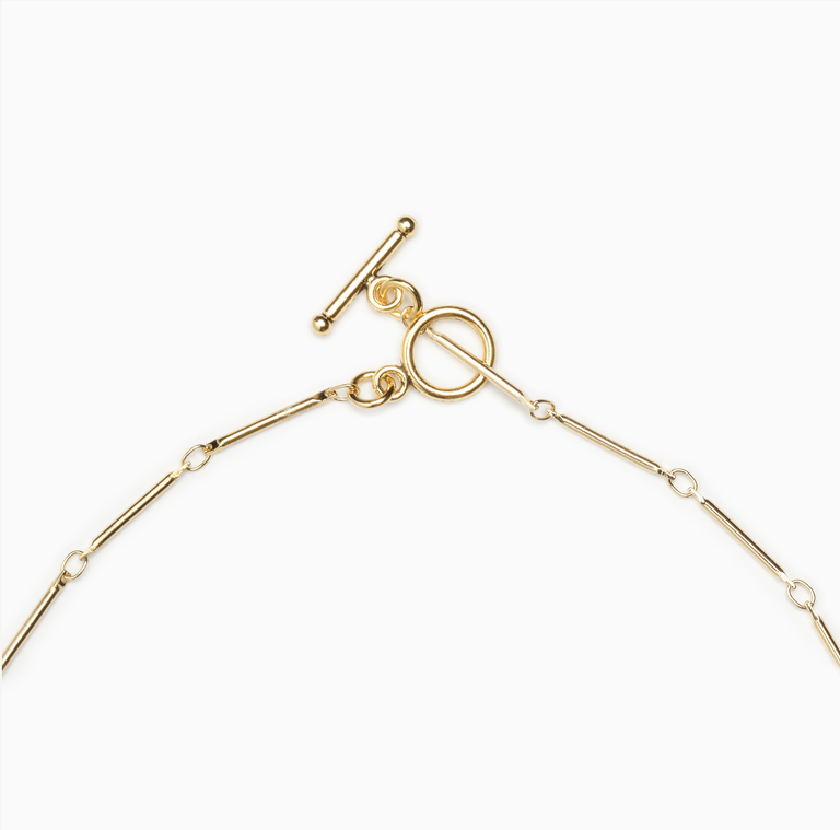Stick Chain 14k Necklace