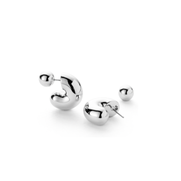 Tome Hoops Silver Earring