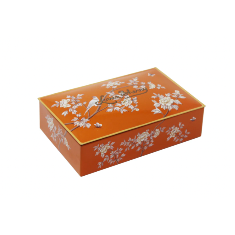 Louis Sherry Truffle Tin 12-Piece, Gracie Square Orange