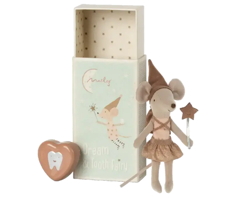 Little Sister in Matchbox Tooth Fairy Mouse