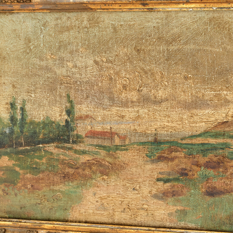 Victorian Landscape, Oil Painting
