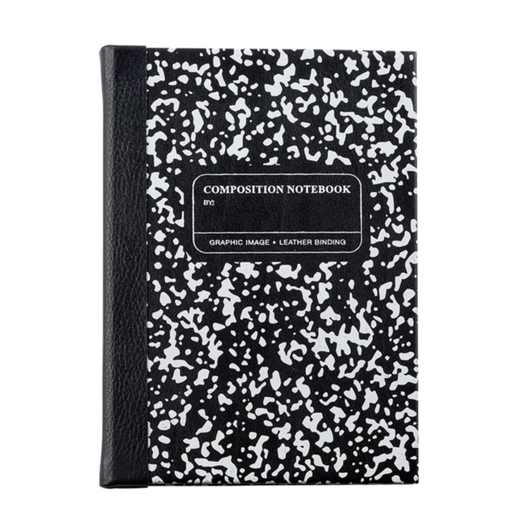 Marble Black/White Notebook