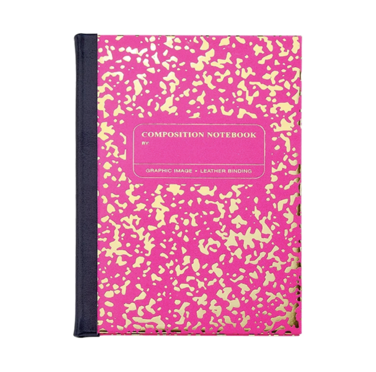 Marble Pink/Gold Notebook