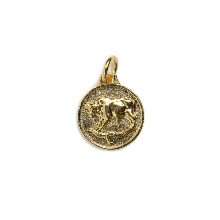 Fallen Aristocrat Taurus Zodiac Charm