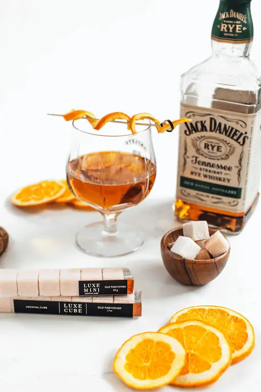Old Fashioned LUXE Cocktail Cube Stick