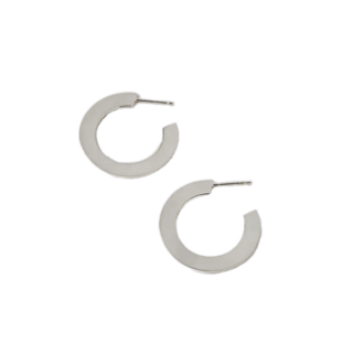 Leona Hoops Small Sterling Silver Earring